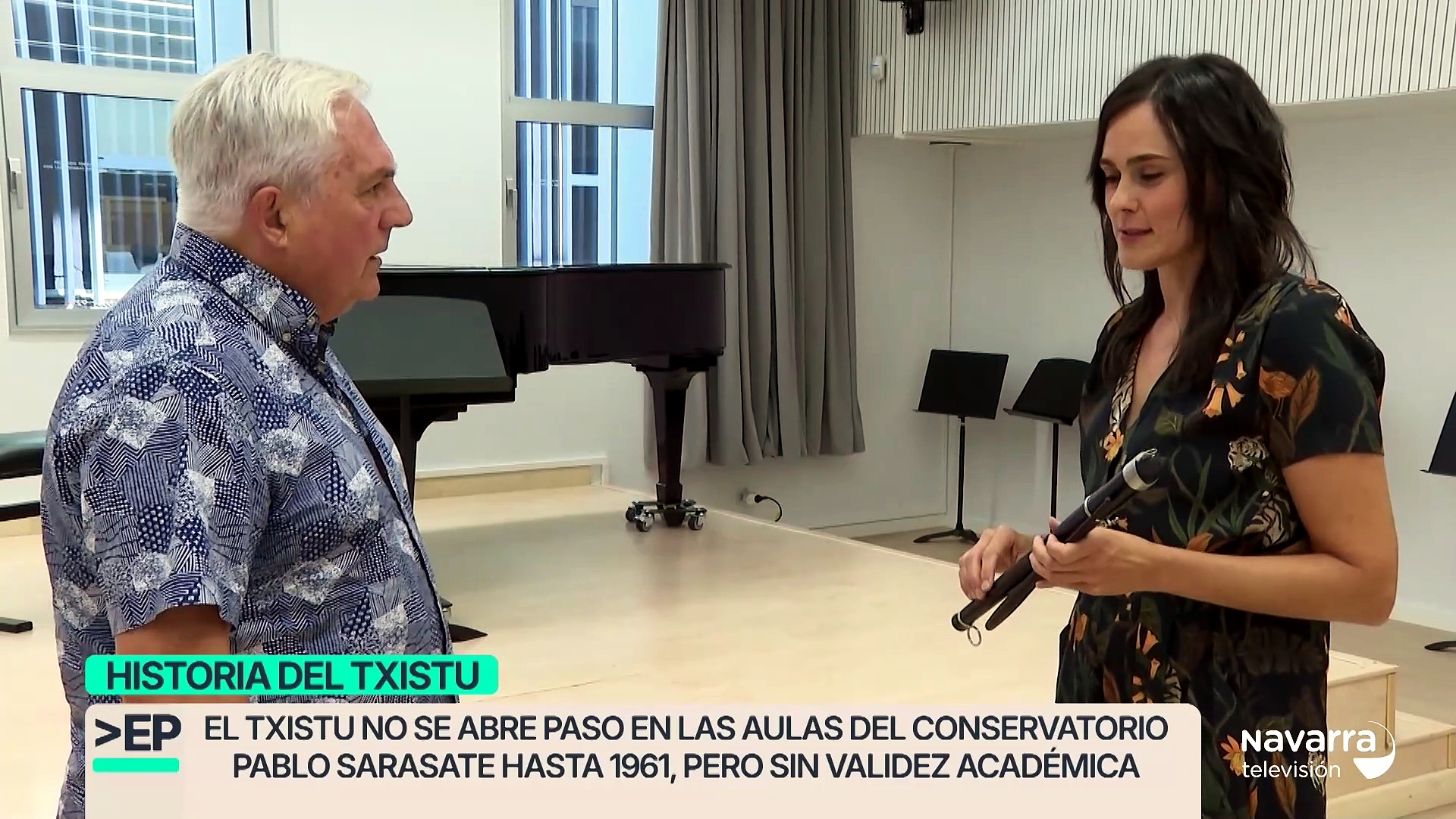 Primera mujer catedrática del Txistu en Navarra