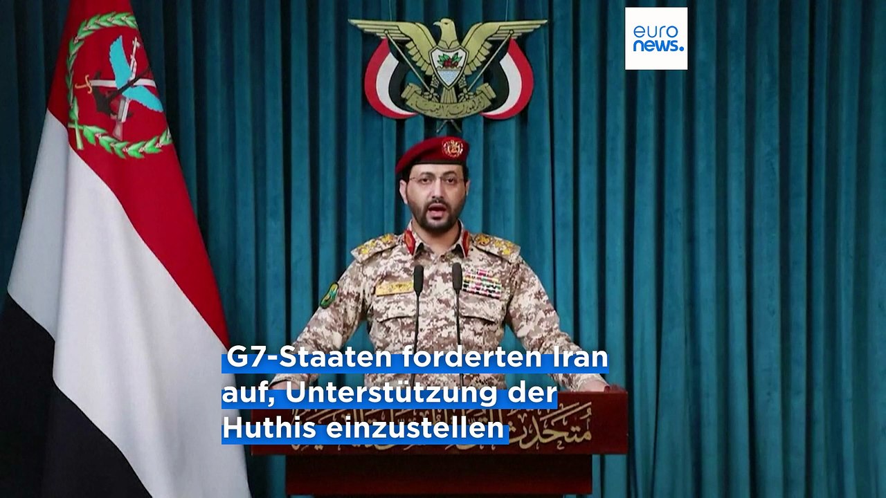G7 fordern Stopp der Huthi-Angriffe auf Saudi-Arabien