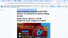 Best 29 WebSites to Buy An Onlyfans Account with Balance Fast in Safety