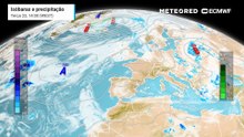 Ciclogénese explosiva agita o Atlântico Norte esta quarta-feira 23 e afetará indiretamente os Açores