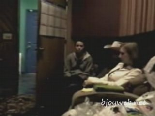 Bethany Joy and Tyler Hilton in the studio