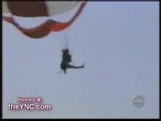 parachutes en "cascade"