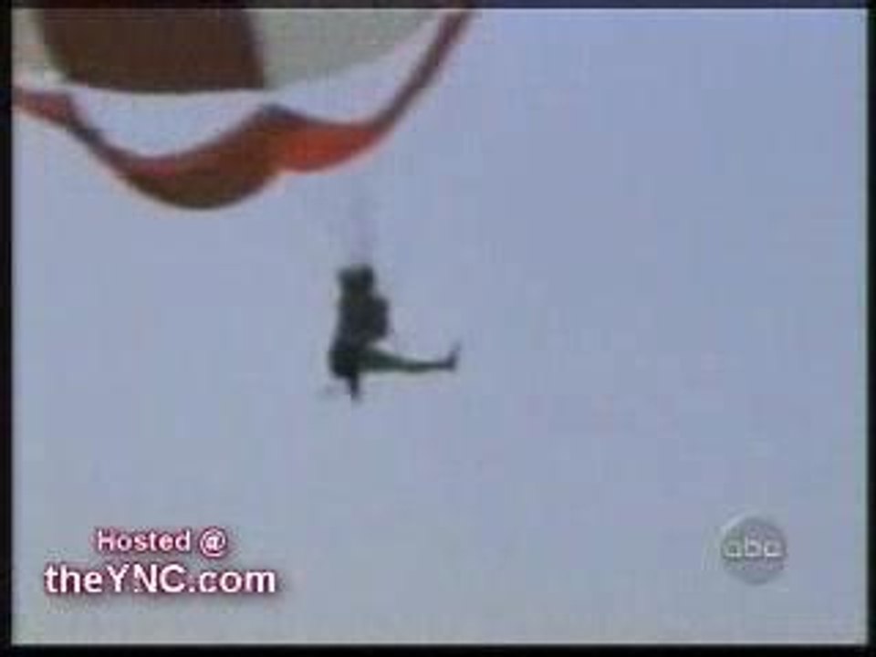parachutes en "cascade"