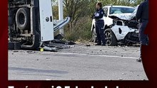 Tenía casi 2,5 de alcohol en sangre, chocó en la Ruta 188 en Bowen, Mendoza y dejó cuatro personas hospitalizadas.