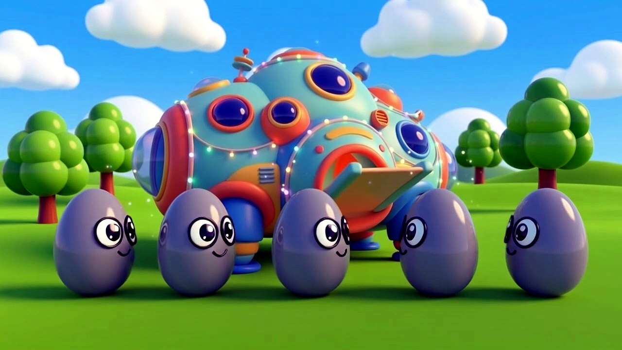 🚀 Color Rockets Blast Off! 🥚🌈 | Space Adventure for Kids - Vídeo ...