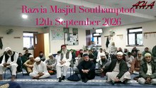 ALAMA MUFTI HAFIZ MOHAMMED UMER KHATAAB  SAHIB'S BIYAAN @ EID MILAD UN NABI PBUH ON SATURDAY 12TH SEPTEMBER 2026 IN RAZVIA MASJID SOUTHAMPTON UK .