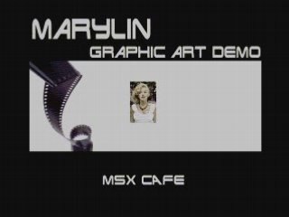 MARYLIN GRAPHIC ART DEMO MSX