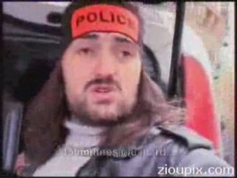 Comptage de manifestants par la Police.