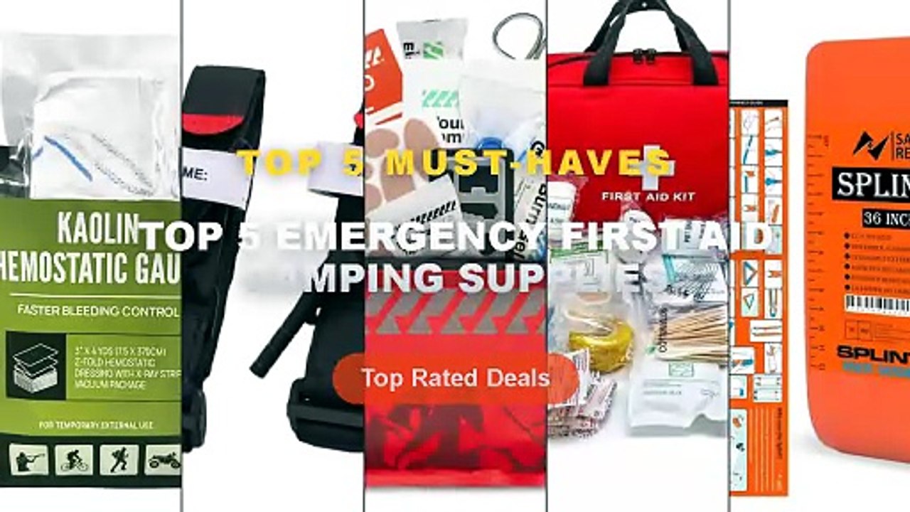 Cheap & Best Top 5 Emergency First Aid Camping Supplies Unboxing & Review - First Aid Splint 36/18'X4.3' SANKE RESCUE Wr...