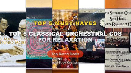 Top 5 Classical Orchestral CDs For Relaxation: Top 5 Best Sellers - Orchestral Classical Music Audio CD, Elegant Symphon...