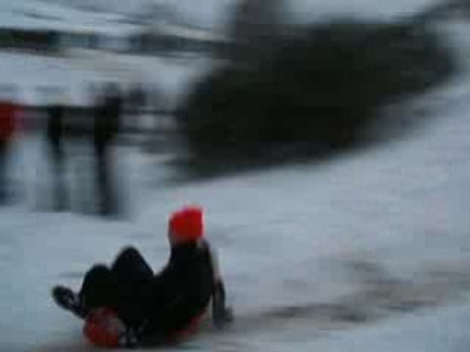 2ieme essais... Et je m'écrase dans la neige