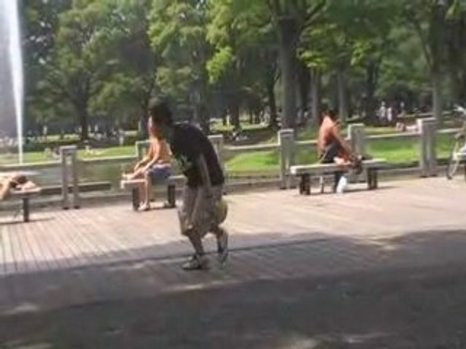 Harajuku freestyle football Japon