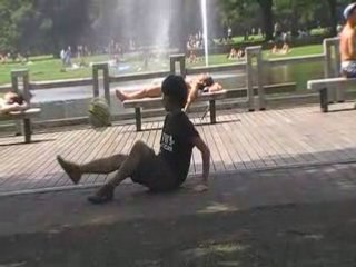 Harajuku freestyle football Japon