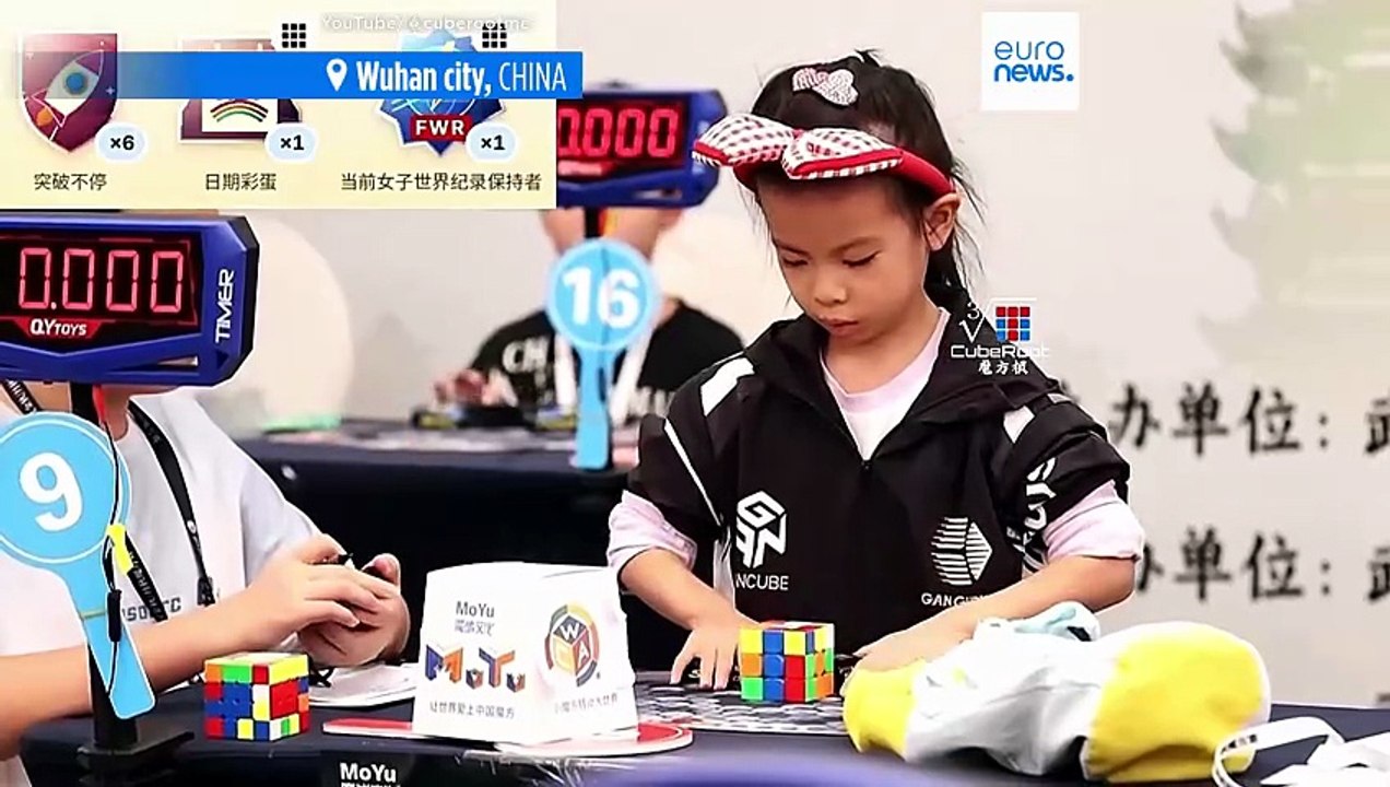 Video: sechsjähriges mädchen bricht innerhalb von drei tagen zweimal den rubik-würfel-weltrekord