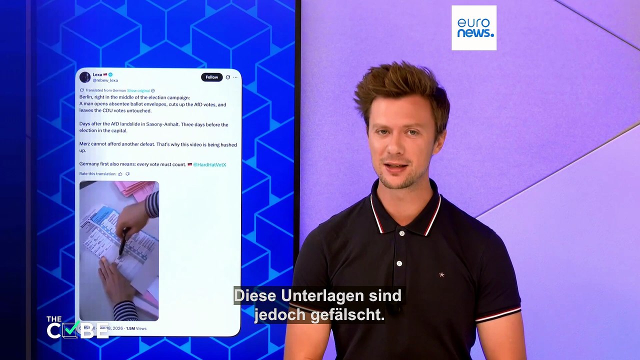 Wahlen in Deutschland: Gefälschte Videos schüren Betrugsvorwürfe