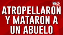 Tremendo video muestra cómo atropellan, matan y abandonan a un abuelo