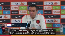 Xavi relishes challenge of facing Klopp in Netherlands debut