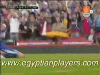 Mohamed Zidan contre le real madrid.