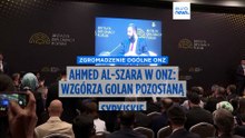 Ahmed al-Szara w ONZ: Wzgórza Golan pozostaną syryjskie