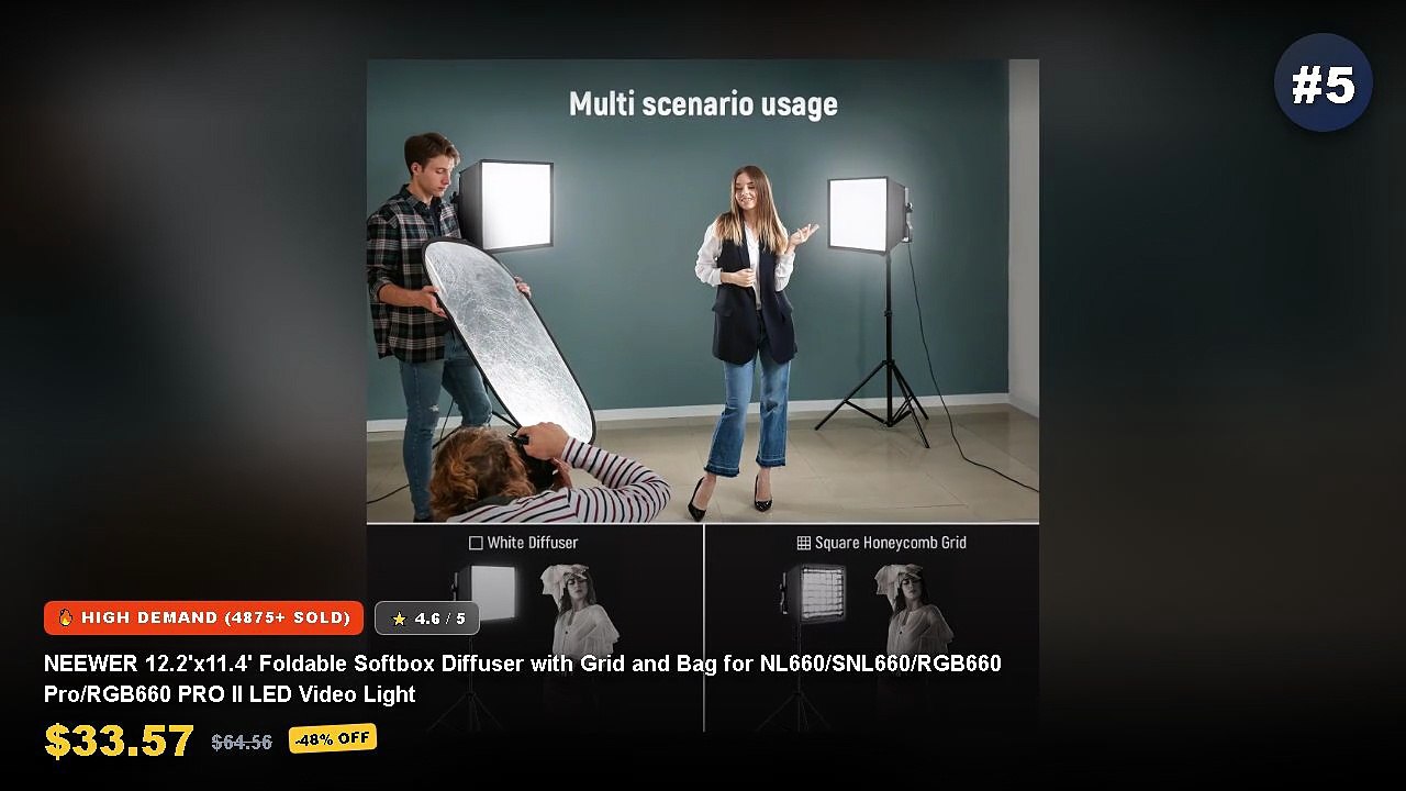 Ultimate Guide to the Best Top 5 Foldable Softboxes For Studio Lighting ...