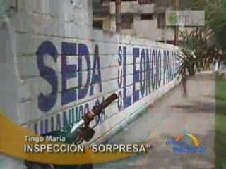 INSPECCIÓN “SORPRESA” - TINGO MARÍA