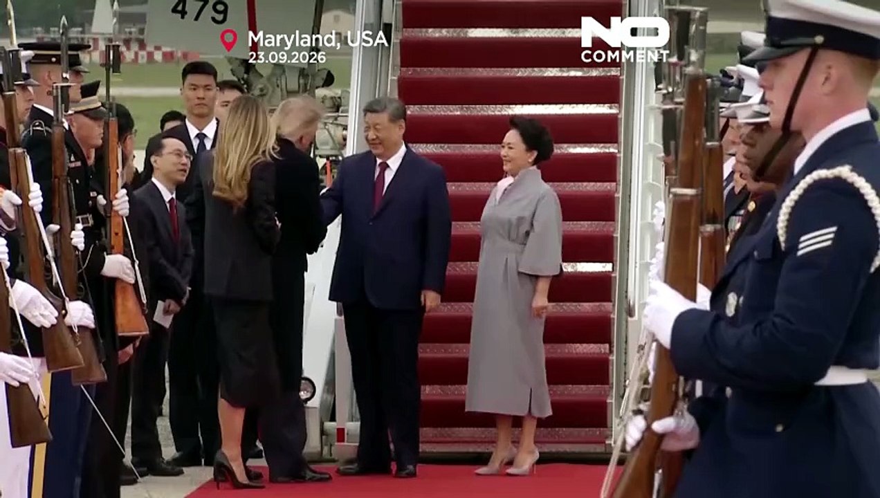 Trump empfängt Xi Jinping mit rotem Teppich, militärischen Ehren und Flugshow