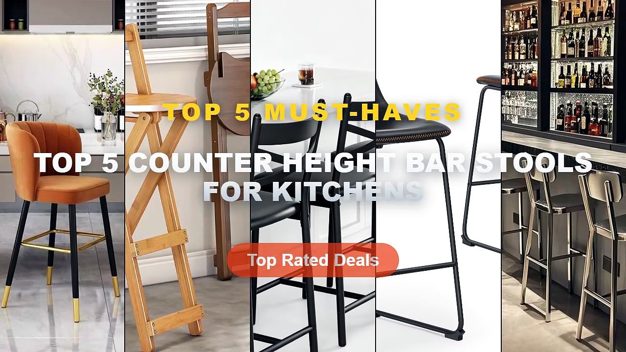 Don't Buy Top 5 Counter Height Bar Stools For Kitchens Before Watching