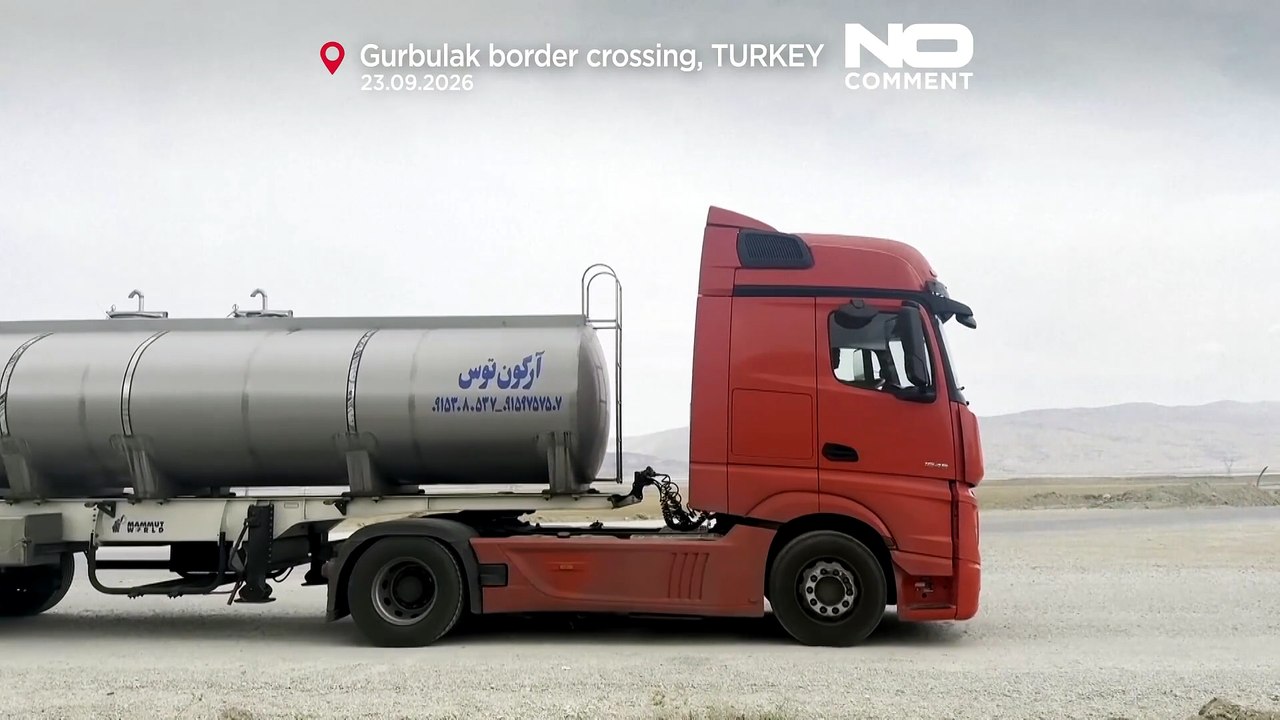 Grenzübergang Türkei–Iran: Lastwagen stecken im langen Stau