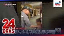 2 nagbebenta ng fake PWD ID, huli; iginiit na hindi sila ang gumagawa | 24 Oras
