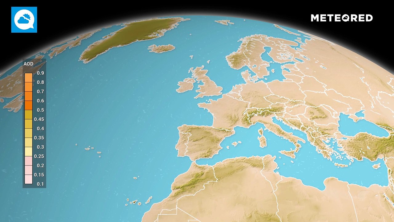 Eine erste Saharastaubschleppe nimmt Kurs auf Deutschland!