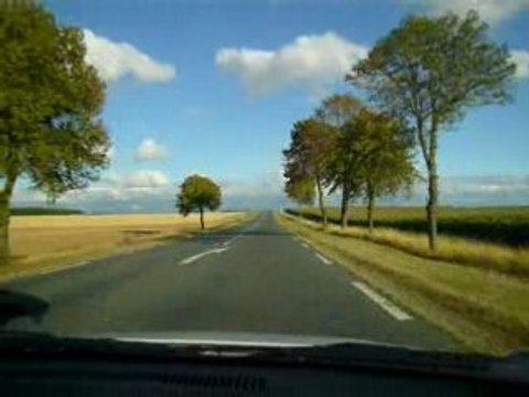 Sur la route pres d'Orléans