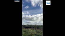 На видео видно, как британский истребитель разбивается на учениях