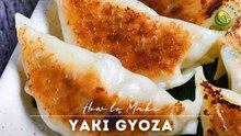 Crispy Pork Gyoza Recipe | Pan-Fried Japanese Dumplings Tutorial