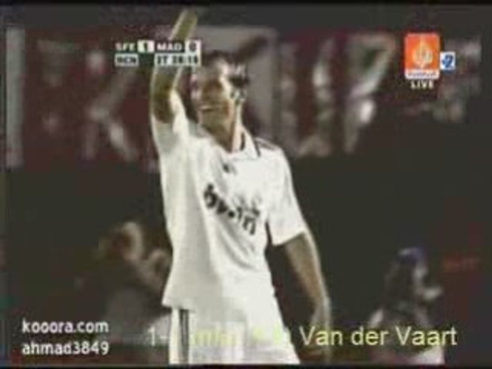 Real Madrid -Independiente Santa Fe 2-1 but de van der vaart