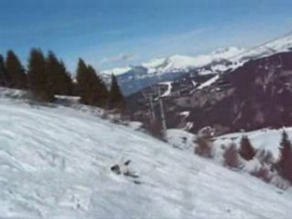 Ski, chutes, humour