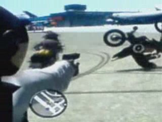 Gta 4  bug de la moto retournée