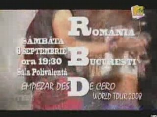 Promo concert RBD (EDC, Bucuresti, 6 septembrie) -RBD.com.ro