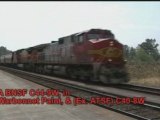 BNSF #730 W/ Grain Train