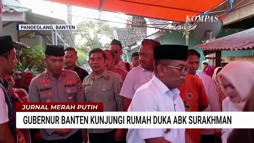 Gubernur Banten Kunjungi Rumah Duka Surakhman, Kru Kapal Rombongan Jurnalis yang Hilang | JMP