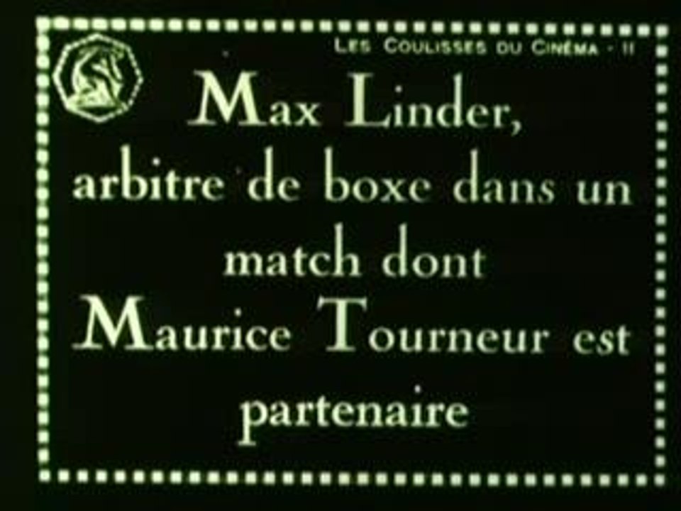 Max Linder boxing match
