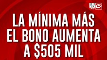 Jubilados: la mínima más el bono aumenta a $505 mil