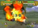 Naruto ultimate ninja 3 : Sasuke vs Kakashi