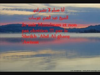 Je suis musulman et non pas chrétien (en langue k