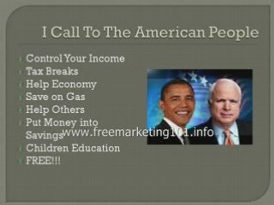 Candidate's Economic Stimulus Plan- My Plan is Better!