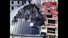 Yıkım makinelerine direnen cami günlerdir yıkılamıyor! İstanbul'daki riskli yapıda betonlar pes etmedi!