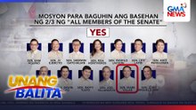 Sen. Marcos kaugay sa botong "yes" ni Sen. Mark Villar - May pinagdadaanan siya | Unang Balita