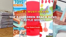 Best Top 5 Children Beach Sand Castle Molds on AliExpress | Review - Beach Toys Shovel Sandbox Castle Building Sand Bric...