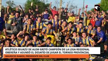 Atlético Iguazú de Alem gritó campeón y asumió el desafío histórico de jugar el torneo provincial