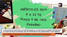La Facultad de Exactas realizará su 10° Kermés Científica y convertirá la Plaza 9 de Julio