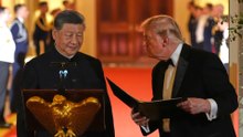 "Nunca nos habíamos llevado mejor": Trump en cena de gala con Xi Jinping
